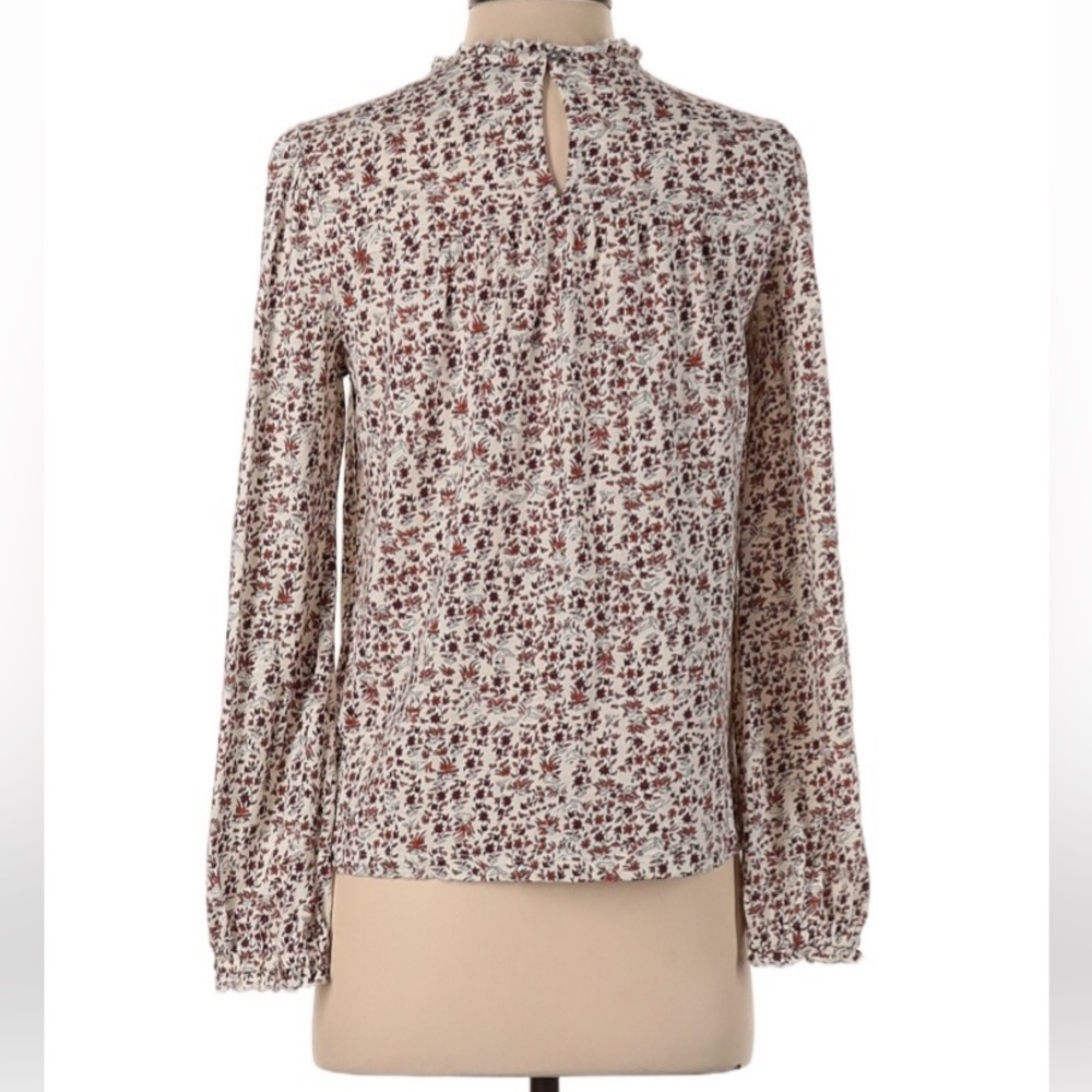 Lucky Brand long sleeve top with smocking - Picture 7 of 16